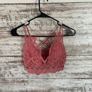 Dina Be Dusty Rose Lace Bralette
